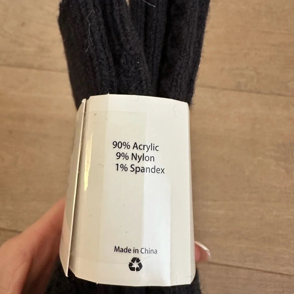 Navy Knee High Socks